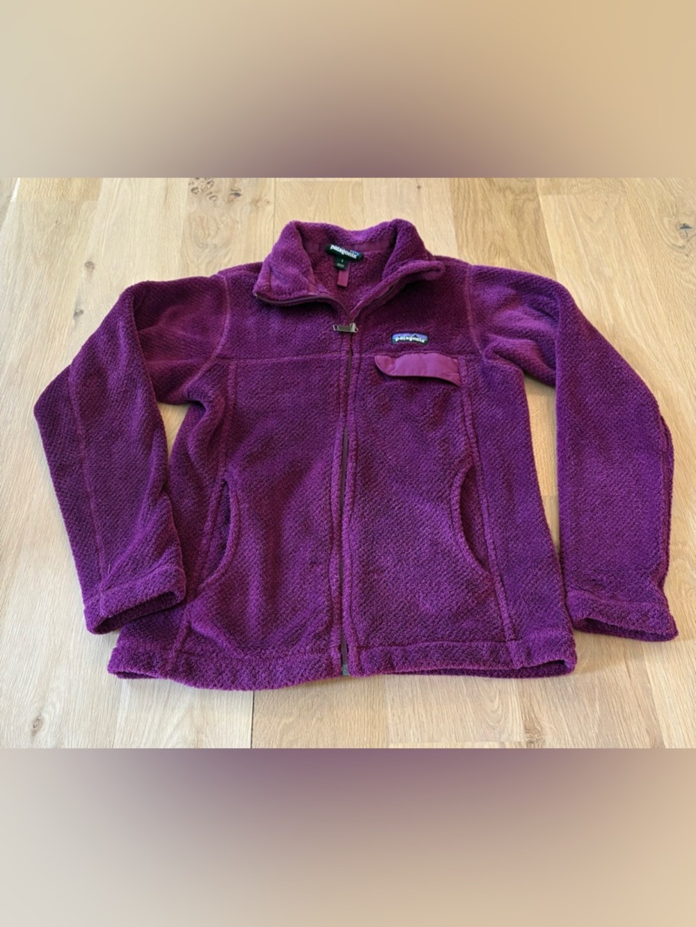 Patagonia Women’s Purple Polartec Fleece Jacket Full Zip